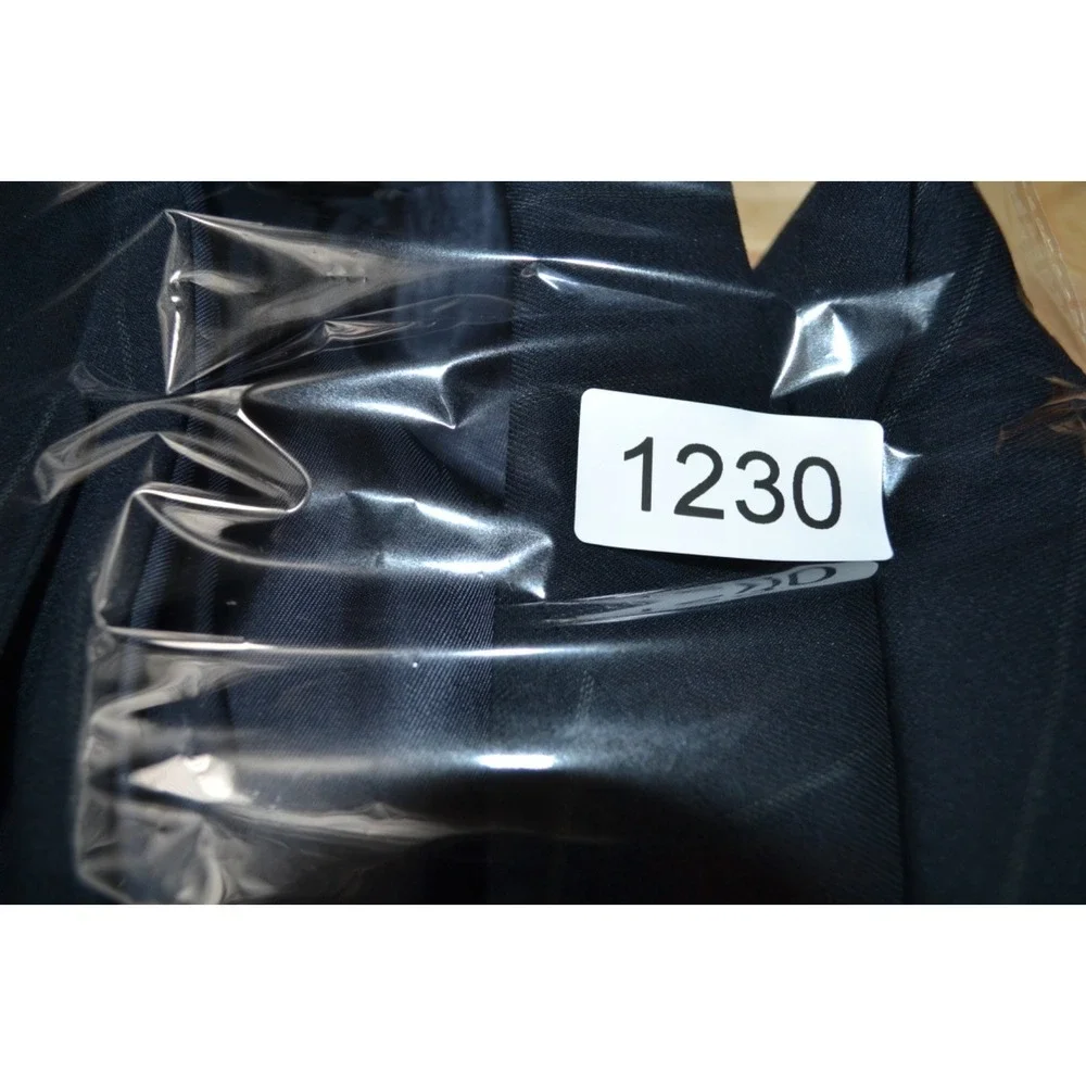 Zeidler and‎ Zeidler Navy Pin Strip Men's Suit Jacket Sports Coat Double 42R
